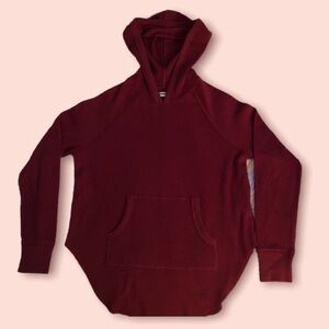 TNA—Red, Thermal Waffle Hoodie